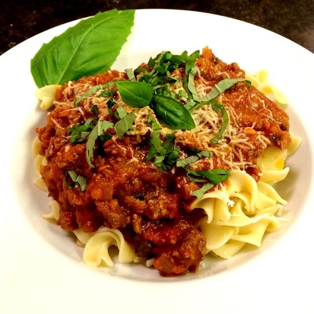 My Recipe for Pasta Bolognese
